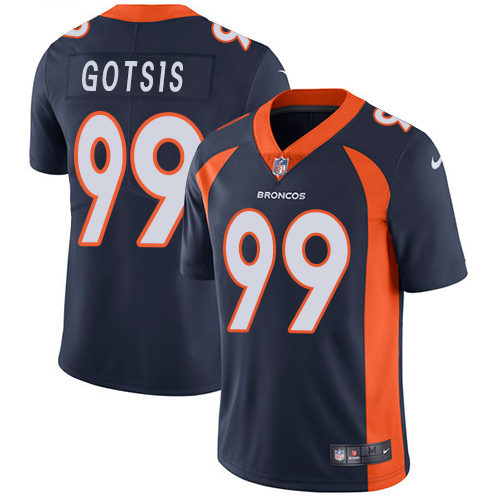 Nike Broncos #99 Adam Gotsis Navy Blue Alternate Men's Stitched NFL Vapor Untouchable Limited Jersey